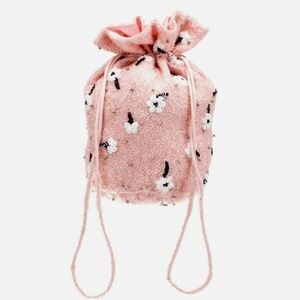 ★In Excellent Condition! Org$289 GANNI Monticello Bucket Bag Pink★